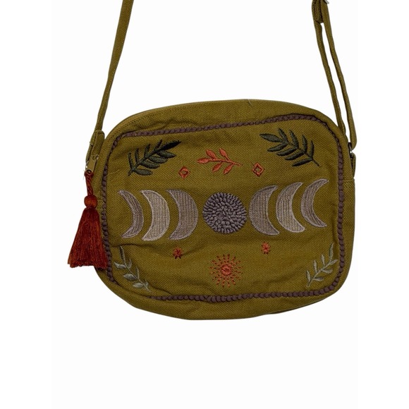 EARTHBOUND Handbags - Earthbound Moon Phase Crossbody Moon Phase Celestial Purse